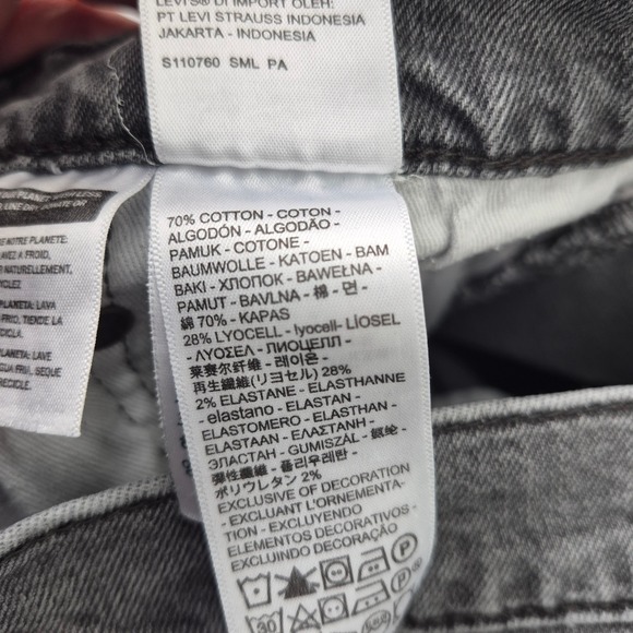 541 38x30 Levis Premium Athletic Taper Mens Grey Stretch Jeans Casual Dress - Picture 8 of 11